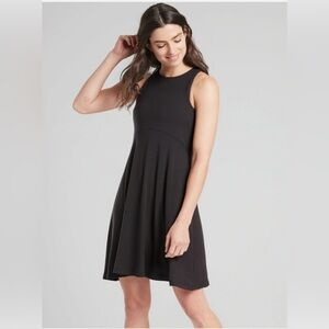 NWOT Athleta Sleeveless Dress - Black - 1X